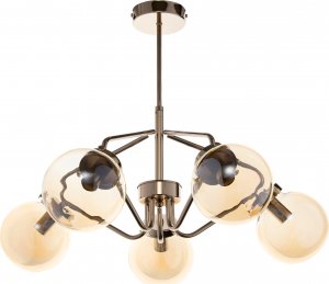 Lampa wisząca Orno BULAT 5P, lampa wisząca, E14 max. 5x40W, złota 1