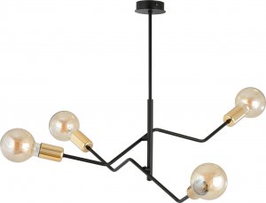 Lampa wisząca Orno GIRO lampa wisząca, moc max.4x60W E27, czarno-złota 1