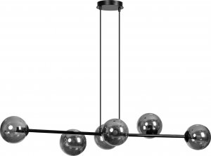 Lampa wisząca Orno LETO lampa wisząca, moc max.6x40W, E14, czarno-grafitowa 1