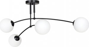 Lampa wisząca Orno MONZA lampa wisząca, moc max.4x40W, E14, czarno-biała 1