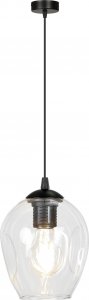 Lampa wisząca Orno IRIS lampa wisząca, moc max.60W, E27, czarno-transparentna 1