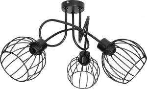 Lampa sufitowa Orno MARBELLA lampa wisząca, moc max. 3x60W, E27, czarna 1