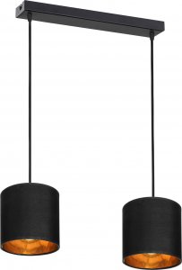 Lampa wisząca Orno NEVA lampa wisząca, moc max. 2x60W, E27, czarna 1