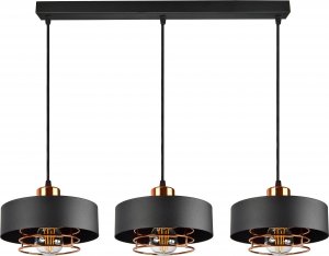 Lampa wisząca Orno CHIRO lampa wisząca, moc max. 3x60W, E27, czarna 1