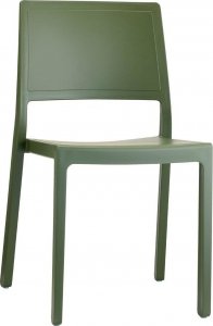 SCAB Design Krzesło Kate zielone z tworzywa 1