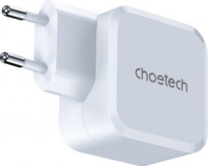 Ładowarka Choetech Choetech szybka ładowarka sieciowa USB C 45W PPS / PD biała (PD8007) 2