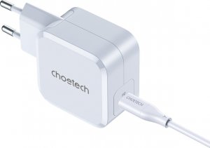 Ładowarka Choetech Choetech szybka ładowarka sieciowa USB C 45W PPS / PD biała (PD8007) 3