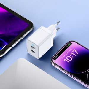 Ładowarka Choetech Choetech ładowarka sieciowa 2xUSB-C PD 40W biała (Q5006-EU) 3