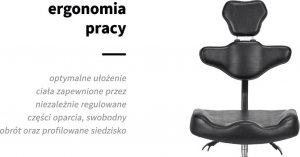 Krzesło biurowe Activeshop Krzesło do tatuażu PRO-INK 973 3