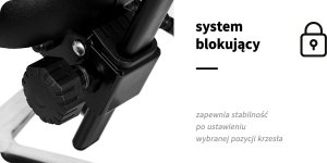 Krzesło biurowe Activeshop Krzesło do tatuażu PRO-INK 973 4