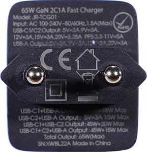 Ładowarka Joyroom TCG01 1x USB-A 2x USB-C 3 A (JYR638) 6