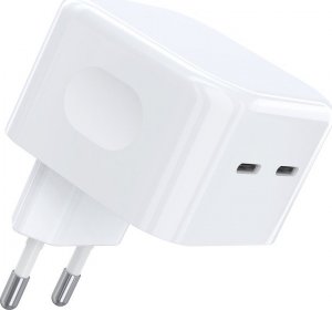 Ładowarka Choetech Ładowarka sieciowa 35W 2xUSB-C PD biały Ładowarka sieciowa 35W 2xUSB-C PD biały 2