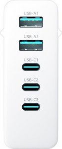 Ładowarka 3MK HyperCharger 2x USB-A 3x USB-C 5 A (3MK4705) 5