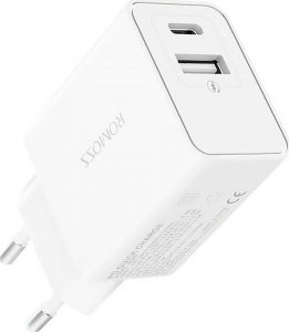 Ładowarka Romoss Ładowarka sieciowa Romoss AC30T, USB + USB-C, 30W (biała) 1