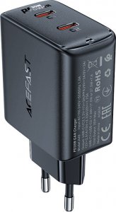 Ładowarka Acefast A49 2x USB-C 3 A (A49 black) 2