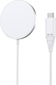 Ładowarka Choetech Choetech bezprzewodowa ładowarka indukcyjna 15W Qi z MagSafe biała (H046+T518-F) 2