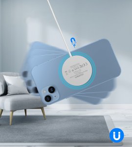 Ładowarka Choetech Choetech bezprzewodowa ładowarka indukcyjna 15W Qi z MagSafe biała (H046+T518-F) 7