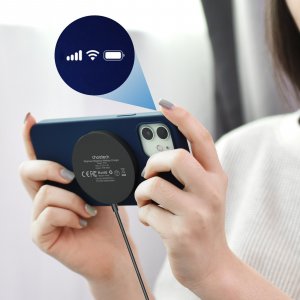 Ładowarka Choetech Choetech bezprzewodowa ładowarka magnetyczna 15W MagSafe do iPhone 12/13/14 czarna (T518-F-BK) 6