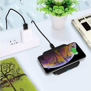 Ładowarka ŁADOWARKA INDUKCYJNA BEZPRZEWODOWA QI UNIWERSALNA FAST CHARGE - T-511 KWADRATOWA CZARNA (MIN.2A) 7