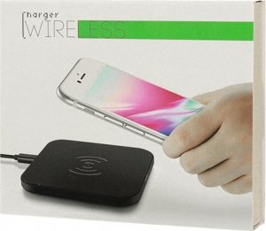Ładowarka ŁADOWARKA INDUKCYJNA BEZPRZEWODOWA QI UNIWERSALNA FAST CHARGE - T-511 KWADRATOWA CZARNA (MIN.2A) 8