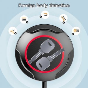 Ładowarka ŁADOWARKA INDUKCYJNA BEZPRZEWODOWA QI UNIWERSALNA FAST CHARGE - C02 UFO 15W CZARNA (MIN.2A) 8