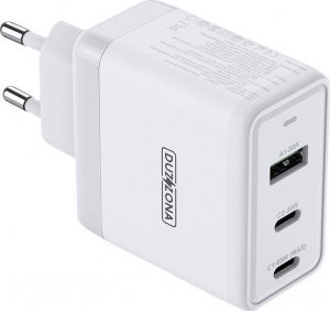 Ładowarka DUX DUCIS DUZZONA ŁADOWARKA SIECIOWA T1 GAN - USB + 2XTYP C - PD 65W BIAŁA 1