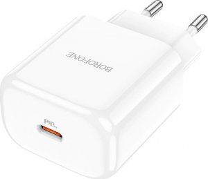 Ładowarka BOROFONE ŁADOWARKA SIECIOWA BN3 PREMIUM - TYP C - QC 3.0 PD 2.0 20W BIAŁA 2