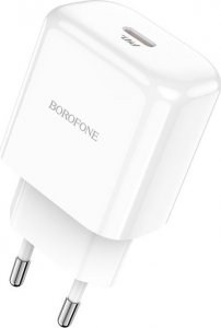 Ładowarka BOROFONE ŁADOWARKA SIECIOWA BN3 PREMIUM - TYP C - QC 3.0 PD 2.0 20W BIAŁA 4