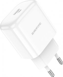 Ładowarka BOROFONE ŁADOWARKA SIECIOWA BN3 PREMIUM - TYP C - QC 3.0 PD 2.0 20W BIAŁA 5