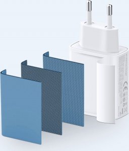 Ładowarka DUX DUCIS DUZZONA ŁADOWARKA SIECIOWA T4 - 2XTYP C - PD 35W BIAŁA 10