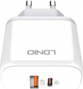 Ładowarka LDNIO Ładowarka sieciowa LDNIO A2526C USB, USB-C 45W + Kabel Lightning 15