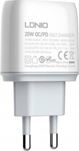 Ładowarka LDNIO Ładowarka sieciowa LDNIO A2424C USB, USB-C 20W + Kabel USB-C 5