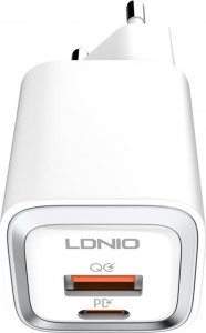 Ładowarka LDNIO Ładowarka sieciowa LDNIO A2318C USB, USB-C 20W + Kabel Lightning 1