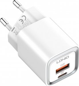 Ładowarka LDNIO Ładowarka sieciowa LDNIO A2318C USB, USB-C 20W + Kabel Lightning 13