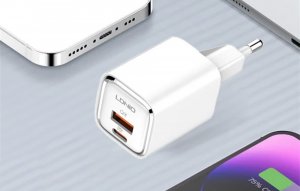 Ładowarka LDNIO Ładowarka sieciowa LDNIO A2317C  USB, USB-C 30W + Kabel USB-C - Lightning 2