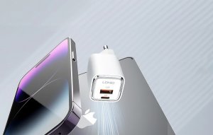 Ładowarka LDNIO Ładowarka sieciowa LDNIO A2317C  USB, USB-C 30W + Kabel USB-C - Lightning 3
