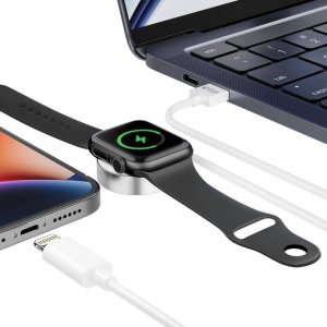 Ładowarka Tech-Protect Ładowarka do Apple Watch Tech-protect Ultraboost 2in1 Magnetic Charging & Lightning 150cm White 4