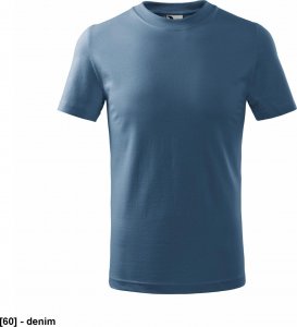 MALFINI Basic 138 - ADLER - Koszulka dziecięca, 160 g/m2 - DENIM 146 cm/10 lat 1