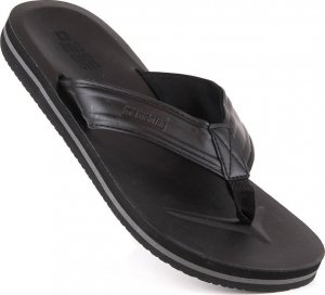 Big Star Japonki klapki męskie ze skóry ekologicznej czarne Big Star LL174605 41 2