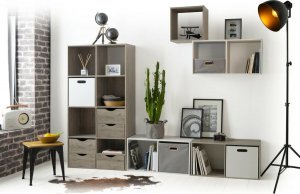 5five Regał kubik Kali naturalny 3