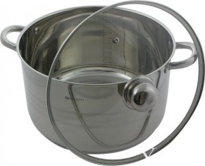 EDELHOFF INDUKCJA GARNEK stal z POKRYWKĄ 17,2L 34cm 7312 2