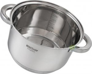 Hoffner Garnki ze stali nierdzewnej Hoffner HF 9408 zestaw 6 garnków indukcyjnych 2