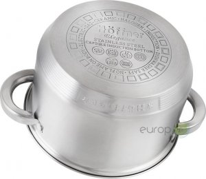 Hoffner Garnki ze stali nierdzewnej Hoffner HF 9408 zestaw 6 garnków indukcyjnych 3