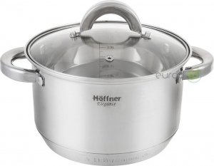 Hoffner Garnki ze stali nierdzewnej Hoffner HF 9408 zestaw 6 garnków indukcyjnych 4