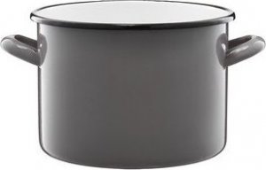Selgros Garnek emaliowany szary 20 cm Emalia Olkusz 1