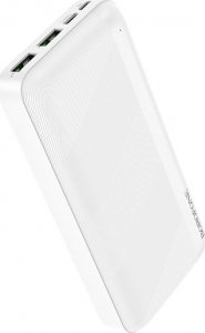 Powerbank Borofone BOROFONE POWER BANK 20000MAH BJ27A PINDAR - 2XUSB - BIAŁY 1