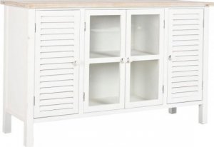 DKD Home Decor Kredens DKD Home Decor 130 x 40 x 80 cm Jodła Biały Drewno MDF 1