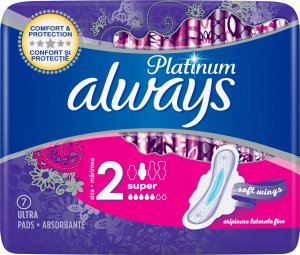 Procter&Gamble Podpaski Always Platinium Ultra Super 7szt.. 1