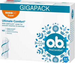O.B O.B. ProComfort Super Tampony 54 sztuki 2