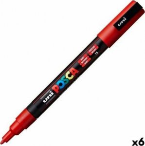 Posca Marker POSCA PC-3M Czerwony (6 Sztuk) 1